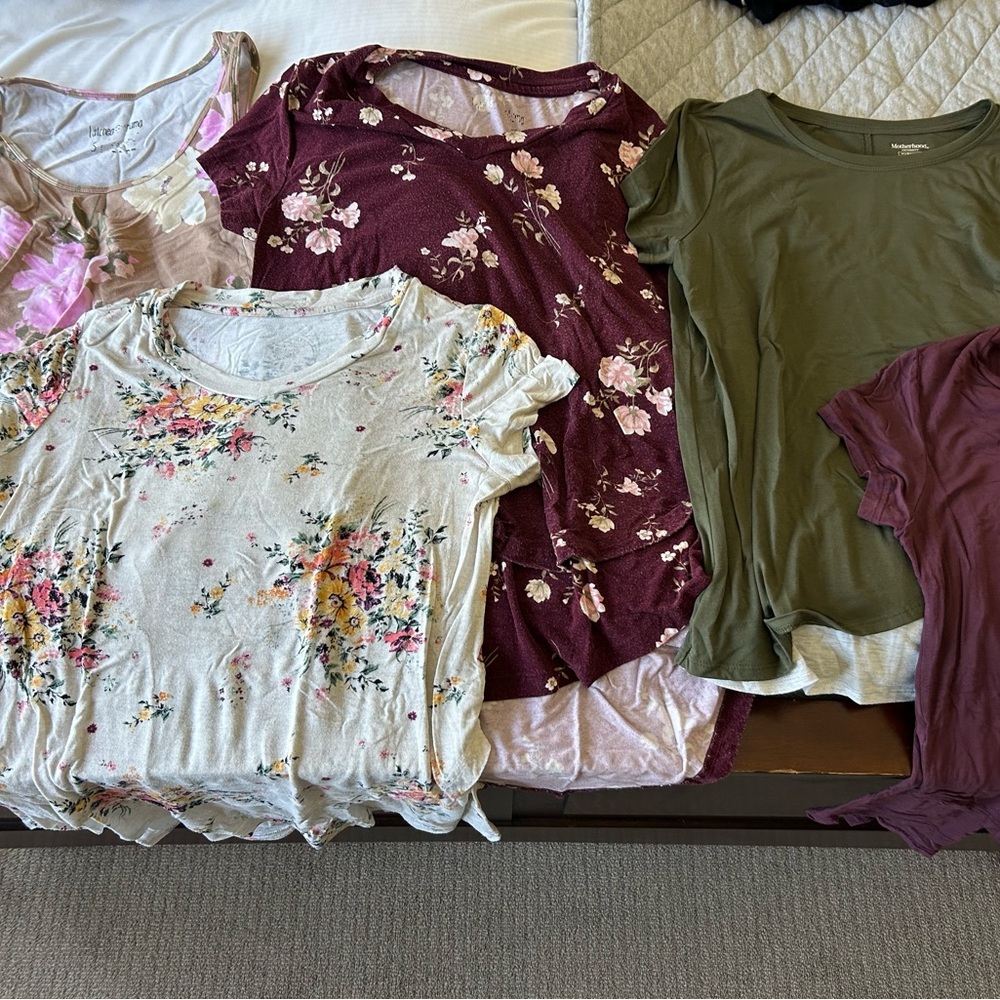 Various nursing tops (used)